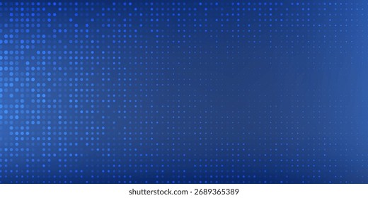 Abstrakte gepunktete Halbtontextur blauer Hintergrund im geometrischen Stil einfach abstrakt modern