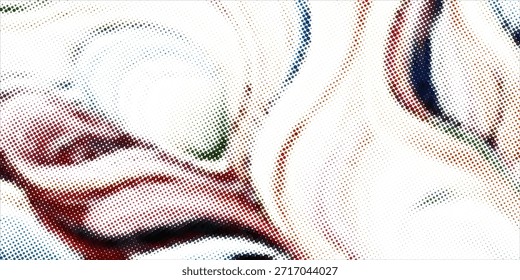 Abstractas textura de semitono punteado que se desvanece de blanco a verde azulado y azul profundo en gradiente de Vertical