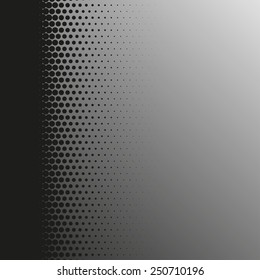 Abstract dotted halftone vector background