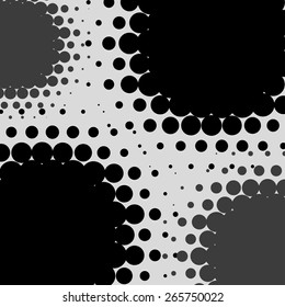 Abstract dotted halftone vector background