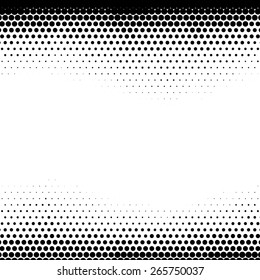 Abstract dotted halftone vector background