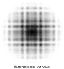 Abstract dotted halftone vector background