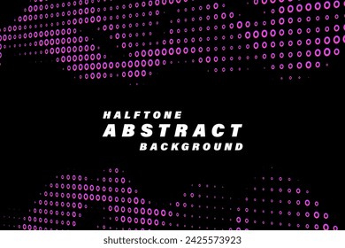 Abstract dotted halftone wave, business background. Curved dots plane symbolized movement, flow motion.