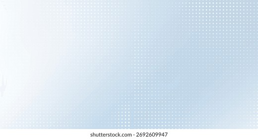 Abstrakter, gepunkteter hellblauer Hintergrund mit schieren Wellen. Rasterbild auf Weiß in 4K-Auflösung. moderne einfache kunst überlappung sport geometrische punkte linie alt