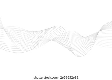 Abstract dotted lines on a white background