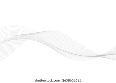 Abstract dotted lines on a white background