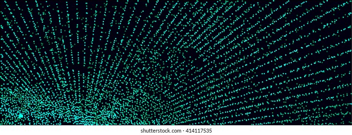 Abstract dotted lines perspective background