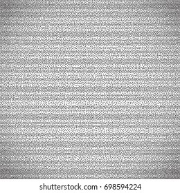 Abstract dotted monochromatic background. Halftone distressed pattern. Grunge texture of small round points and particles. Messy dark overlay. Aged stippled surface. Vector illustration.