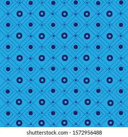 Abstract dotted pattern Blue background.