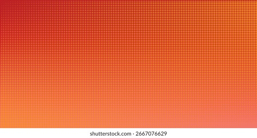 Abstract Dotted Pattern Gradient in Red and Orange Tones