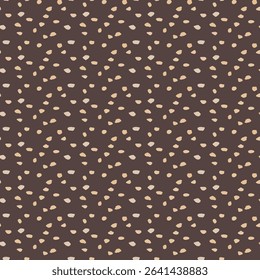 Abstract Dotted Pattern on Dark Brown Background