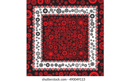 Abstract dotted pattern Vector