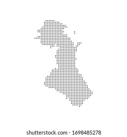 Map Canada Made Gray Dots Vector Stock Vector (Royalty Free) 700048894 ...