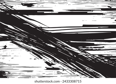 Abstract Dotted, Scratched, Vintage Effect Grunge Black And White Urban Vector Texture