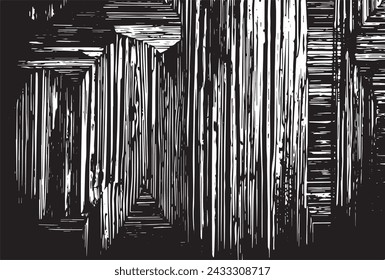Abstrakte gepunktete, gekratzte, Vintage-Effekt Grunge schwarz und weiß städtische Vektor-Textur