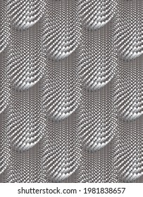Abstract dotted seamless background. Noise structure with dots. Vector image