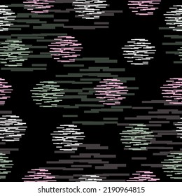 Abstract dotted seamless background. Template for your brand book. Blurred bubbles on abstract background with colorful gradient. 