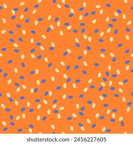 Abstract dotted seamless pattern. Collection of bright color print. Printable vector illustration wallpaper.