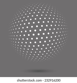 Abstract Dotted Sphere