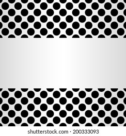 Abstract dotted template