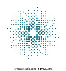 Abstract dotted texture. Graphic concept for your design
