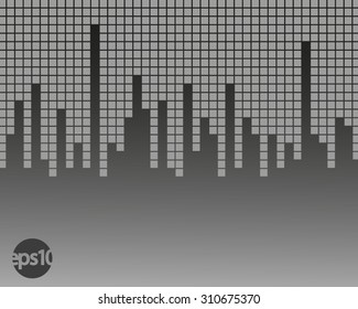 Abstract dotted vector background