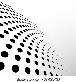 Abstract dotted vector background
