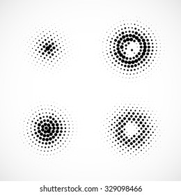 Abstract dotted vector background