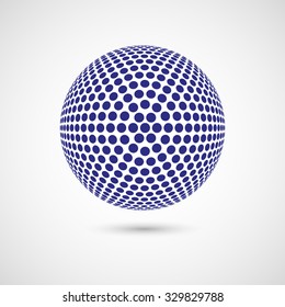 Abstract dotted vector background