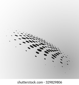 Abstract dotted vector background
