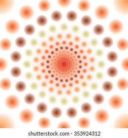 Abstract dotted vector background.