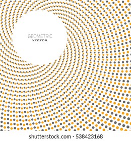 Abstract dotted vector background.