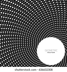 Abstract dotted vector background.
