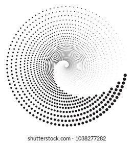 Abstract dotted vector background. Halftone effect.