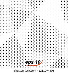 Abstract dotted vector background. Halftone effect