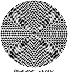 Abstract dotted vector background. Halftone effect. Circles dotted background