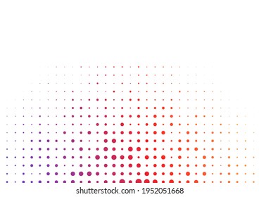 Abstract dotted vector background. Halftone effect. Abstract circle design element. Vector illustration