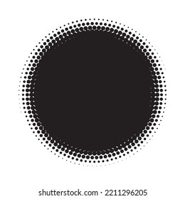 Abstract dotted vector background. Halftone effect dots pattern. Dotted design element.