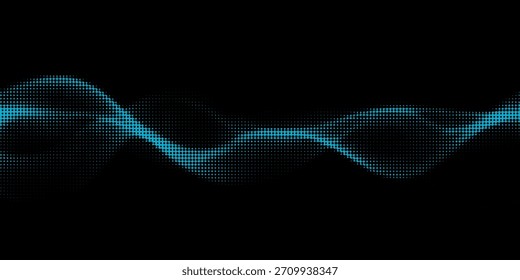 Vetor de fundo pontilhado abstrato. Efeito de meio-tom