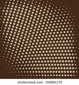 Abstract dotted vector background. Halftone effect