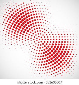 Abstract dotted vector background. Halftone effect svg