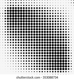 Abstract dotted vector background. Halftone effect