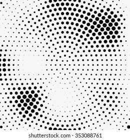 Abstract dotted vector background. Halftone effect