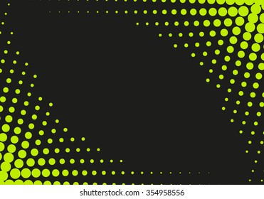 Abstract dotted vector background. Halftone effect