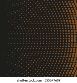 Abstract dotted vector background. Halftone effect
