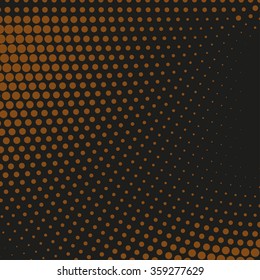 Abstract dotted vector background. Halftone effect