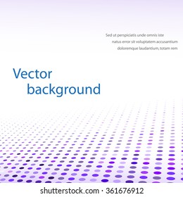 Abstract dotted vector background. Halftone effect