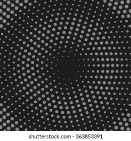 Abstract dotted vector background. Halftone effect