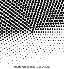 Abstract dotted vector background. Halftone effect