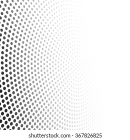 Abstract dotted vector background. Halftone effect